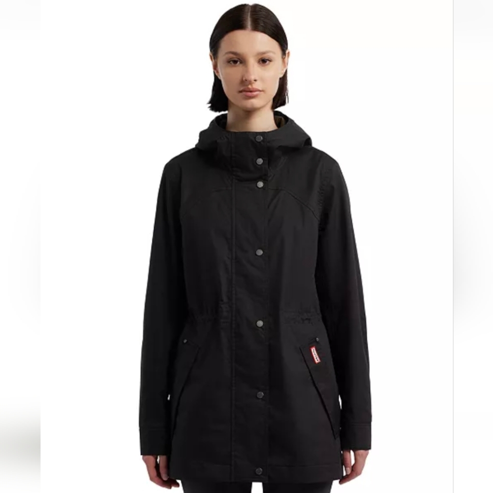 HunterWomen's Hooded Waterproof Rain Jacket - Picture 1 of 3